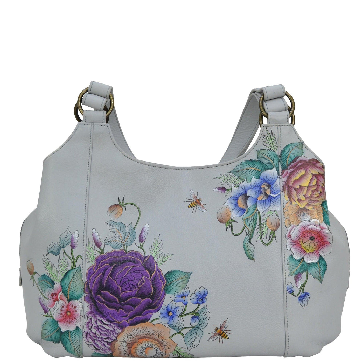 Triple Compartment Large Satchel - 652 - Glamourous Grace