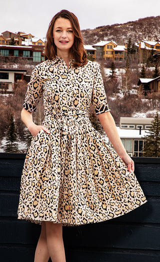Mrs. Maisel Leopard Print Dress - Glamourous Grace