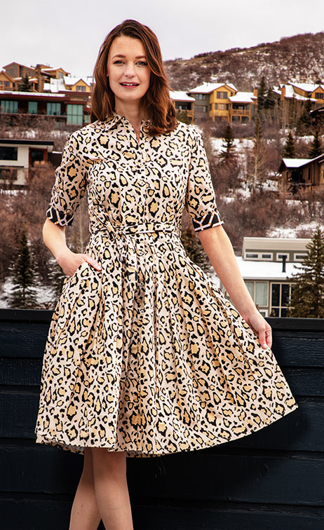 Mrs. Maisel Leopard Print Dress - Glamourous Grace