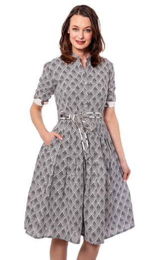 Mrs Maisel Black White Geometric - Glamourous Grace