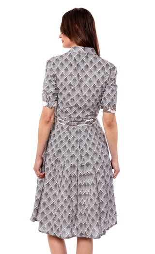 Mrs Maisel Black White Geometric - Glamourous Grace