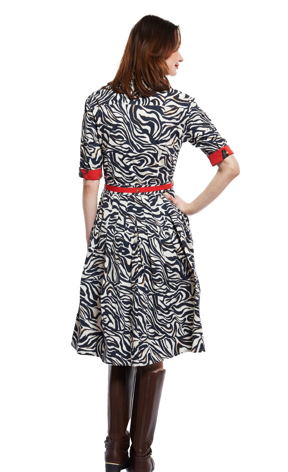 Mrs Maisel Dress Black And White Zebra Print - Glamourous Grace