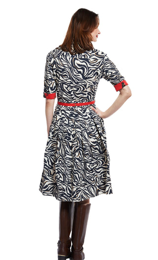 Mrs Maisel Dress Black And White Zebra Print - Glamourous Grace