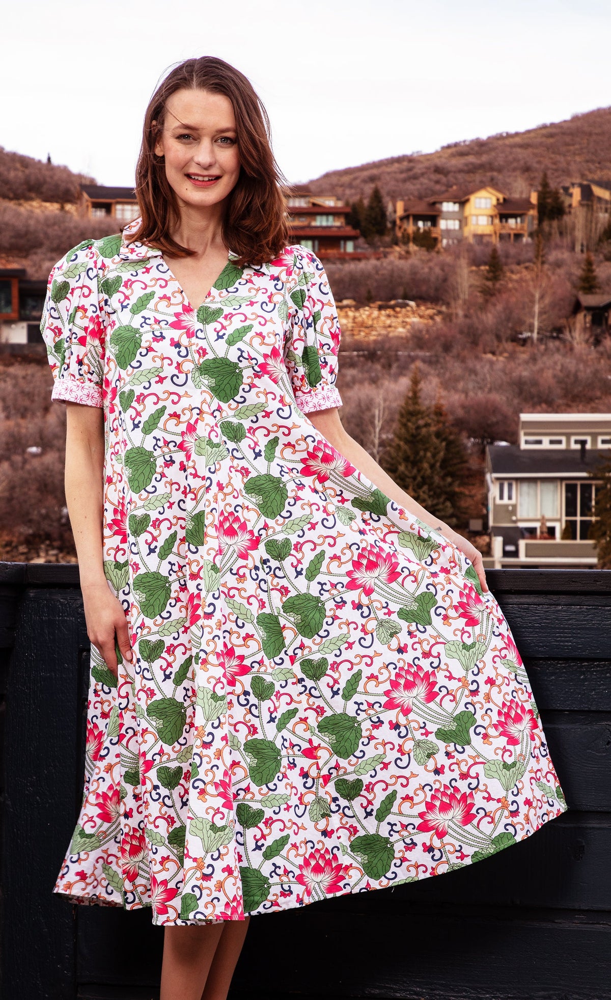 Montauk Dress White Floral - Glamourous Grace