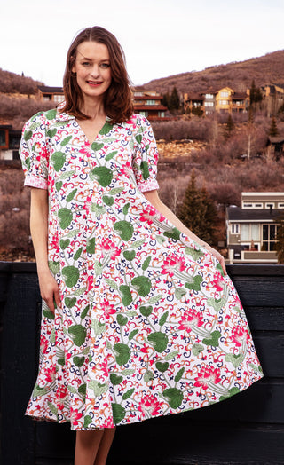 Montauk Dress White Floral - Glamourous Grace