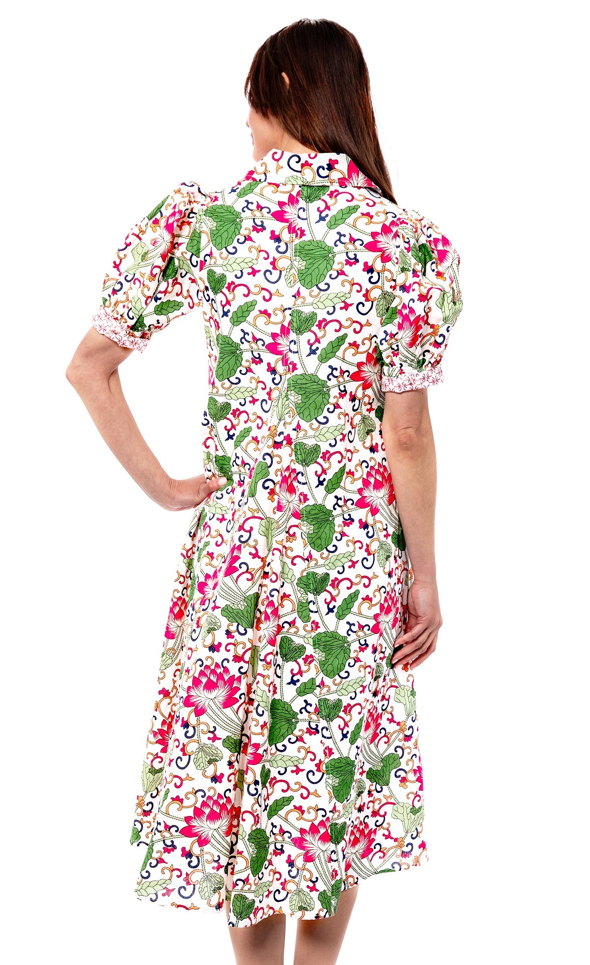Montauk Dress White Floral - Glamourous Grace