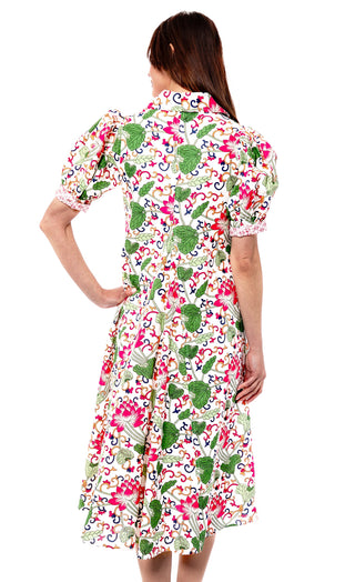 Montauk Dress White Floral - Glamourous Grace