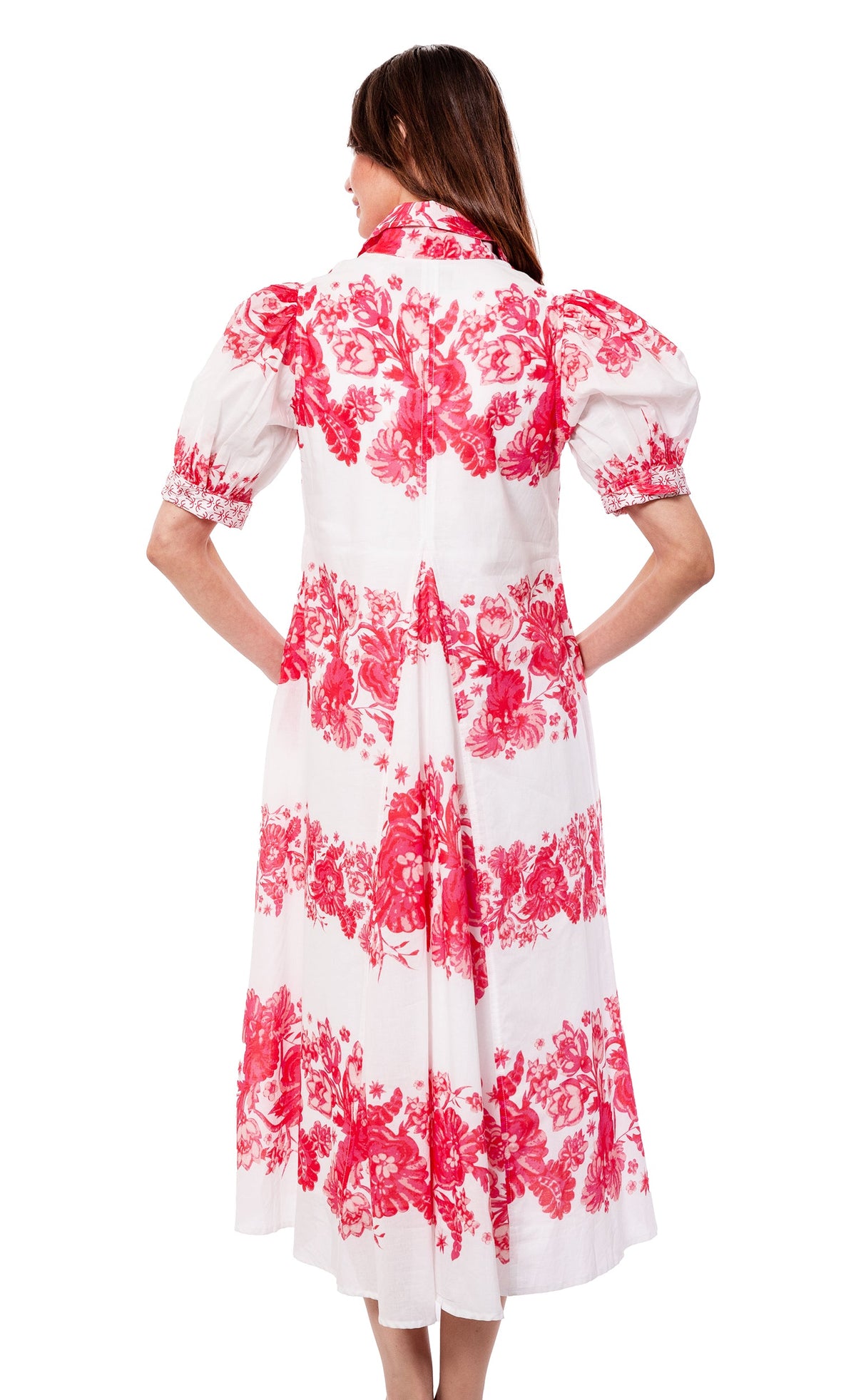 Montauk Dress Pink Floral Print - Glamourous Grace