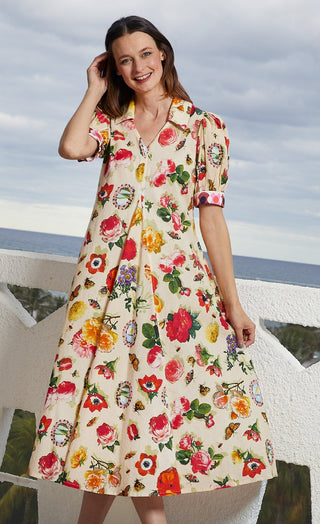 Montauk Dress Botanical Floral - Glamourous Grace