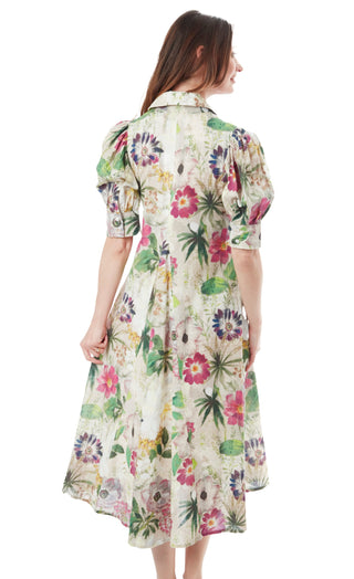 Montauk Dress Botanical Print - Glamourous Grace