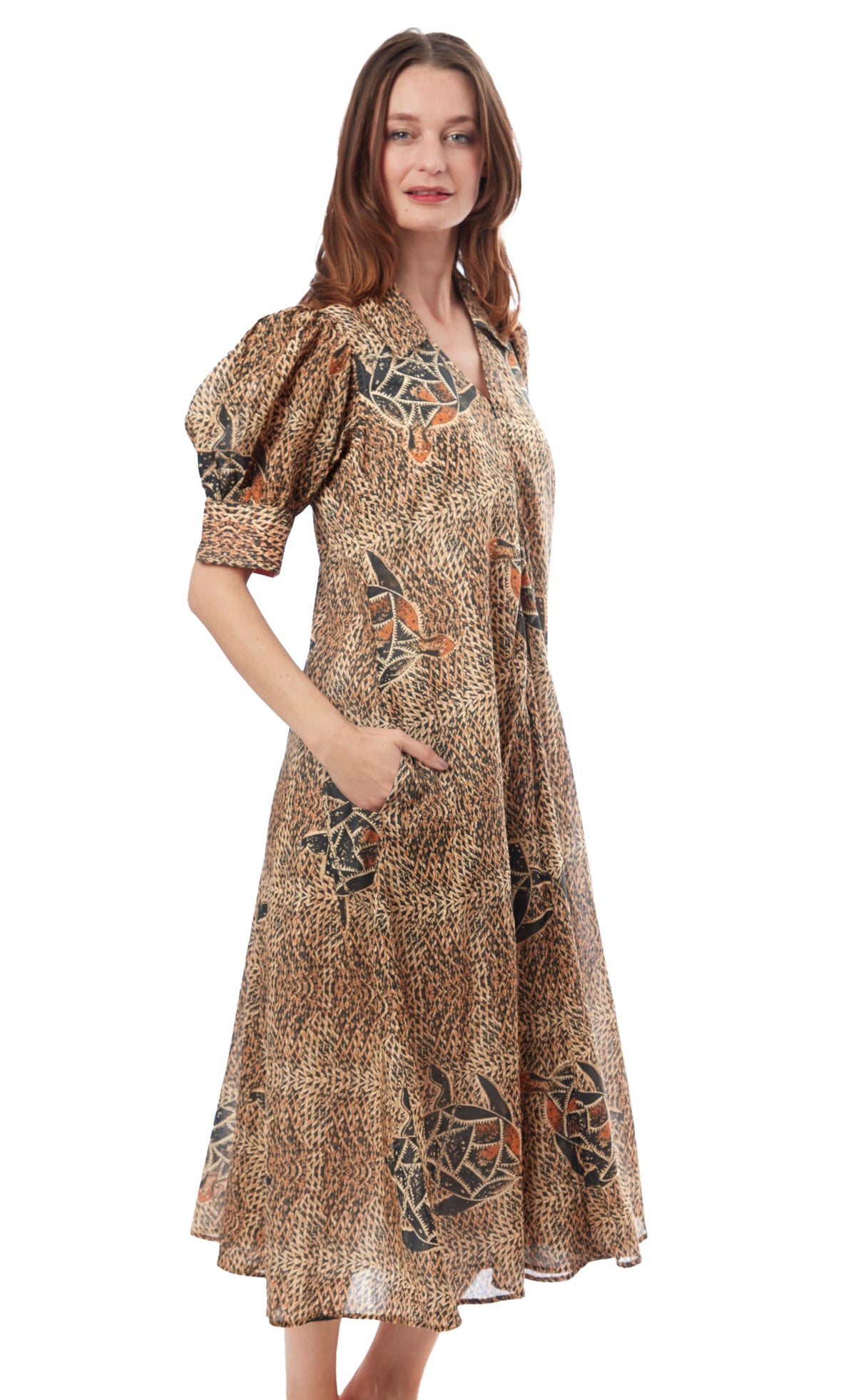 Montauk Dress Turtles Print - Glamourous Grace