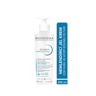 Bioderma Atoderm Intensive Gel Creme - Moisturizing Gel Cream for Dry Skin Relief, Gentle for Babies & Adults - Glamourous Grace