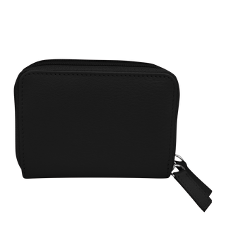 DOUBLE ZIP ACCORDION CREDIT CARD HOLDER