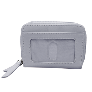 DOUBLE ZIP ACCORDION CREDIT CARD HOLDER