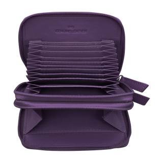 DOUBLE ZIP ACCORDION CREDIT CARD HOLDER