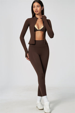 The Seraphine Jacket Sports Bra Leggings 3-Piece Set