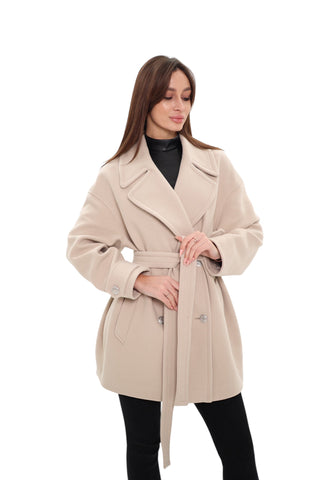 Kyoto Midi Cashmere Wool Blend Coat