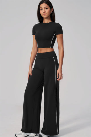 The Breathe T-shirt Straight Leg Pants 2-Piece Set