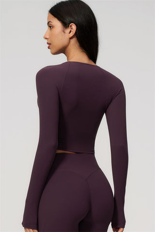The Lox Long Sleeve Crop top Leggings 2-Piece Set