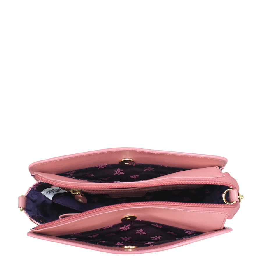 Triple Compartment Crossbody - 696 - Glamourous Grace