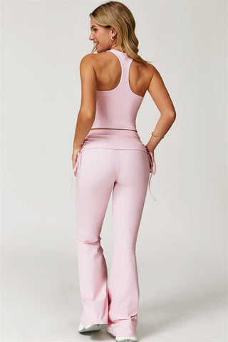 The Echo Tank Top Flared Leggings 2-Piece Set