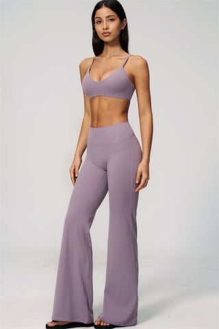 The Zura Sports Bra Flared Leggings 2-Piece Set