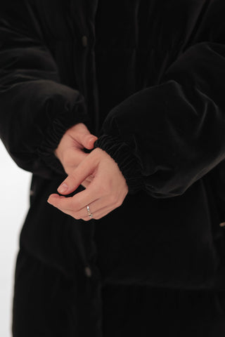 Transformer 2 in 1 Velour Down Coat/Vest