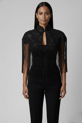 Noir Line Cape - Glamourous Grace