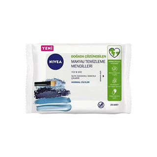 Nivea Makeup Remover Wipes - Gentle, Hydrating, and Effective - 25 Count - Glamourous Grace