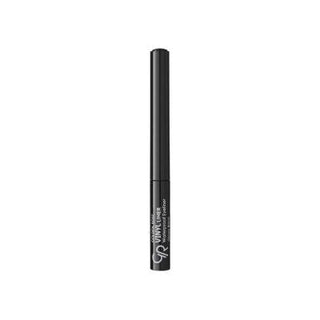 Golden Rose Vinyl Liner: Glossy Black Waterproof Eyeliner - Long Lasting, Smudge-Proof, Intense Color for a Dramatic Eye Look - Glamourous Grace