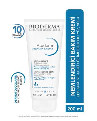 Bioderma Atoderm Intensive Moisturizing Body Balm for Dry & Sensitive Skin - Hypoallergenic & Paraben-Free - Glamourous Grace