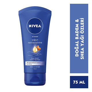 NIVEA Moisturizing Hand Cream with Natural Almond Oil and Shea Butter - Long-lasting Hydration for Dry Hands - Glamourous Grace