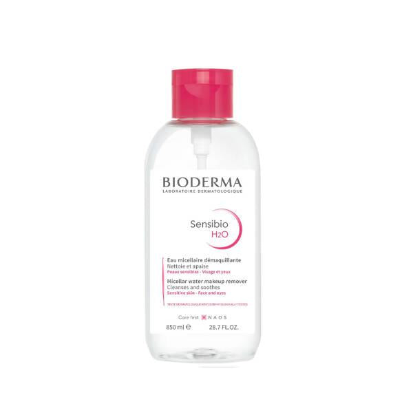 Bioderma Sensibio H2O Micellar Water: Gentle Makeup Remover & Sensitive Skin Cleanser - No Rinse Formula, Large 28.74 fl oz Bottle - Glamourous Grace