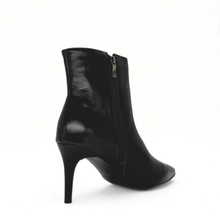 Jennifer Shiny Leather Booties
