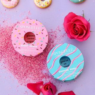 Burnt Sugar & Chiffon Rose Body Buffer Set - Glamourous Grace