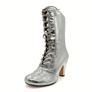 Claire Metallic Victorian Boots - Glamourous Grace