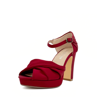 Gloria Satin Heels - Glamourous Grace
