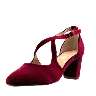 Oren Velvet Mary Jane Heels - Glamourous Grace