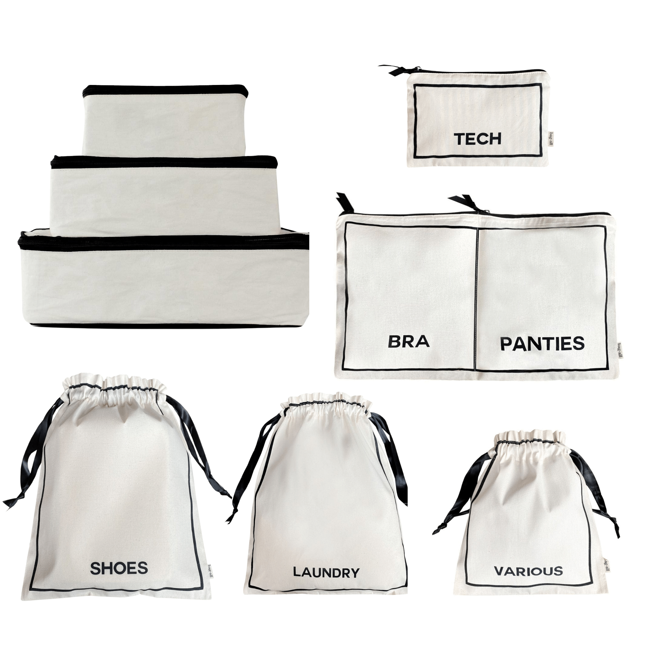 BA Travel Set, 8-pack – Cream - Glamourous Grace