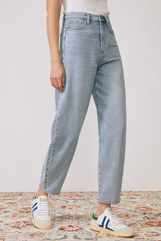 Queens Of Noise High Rise Barrel Jeans HJ026 [FINAL SALE] - Glamourous Grace