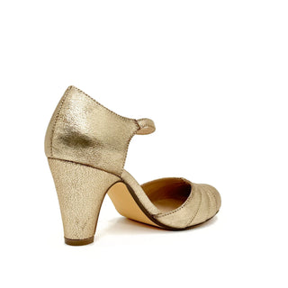 Goldie Metallic Ballroom Heels - Glamourous Grace