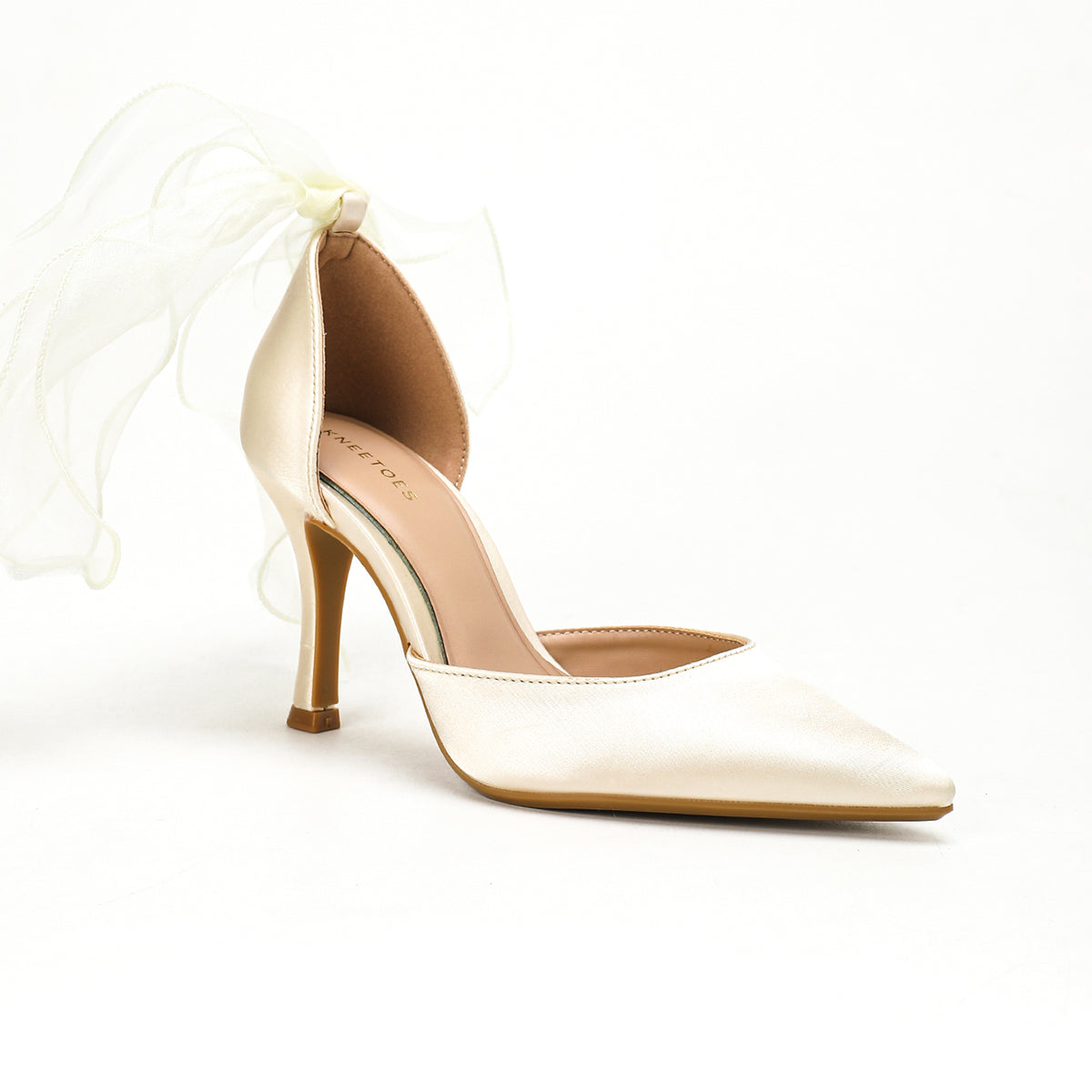 Deena - Bridal Bow Heels - Glamourous Grace