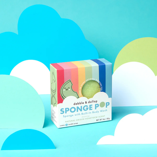 Honeydew Sponge Pop™ Kids Buffer | Dabble & Dollop - Glamourous Grace