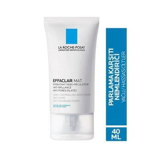 La Roche Posay Effaclar Mat Anti-Shine Moisturizer for Oily Skin - Mattifying, Hydrating, Minimizes Pores - 40ml - Glamourous Grace
