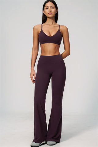 The Zura Sports Bra Flared Leggings 2-Piece Set