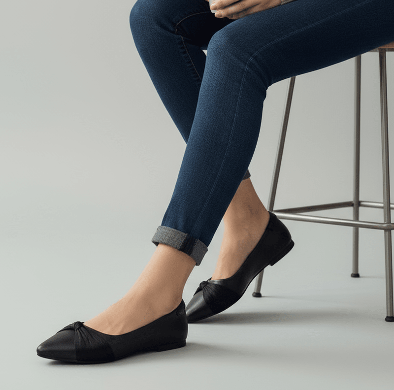 Bruna – Black Ballerinas - Glamourous Grace