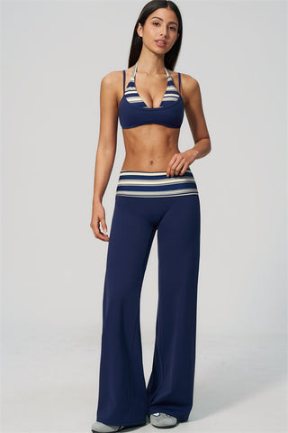 The Enliven Sports Bra Straight Leg Pants 2-Piece Set