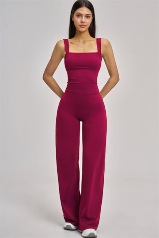 The Swoon Tank Top Flared Leggings 2-Piece Set