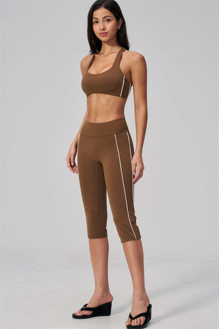 The Breathe Sports Bra Capri Leggings 2-Piece Set