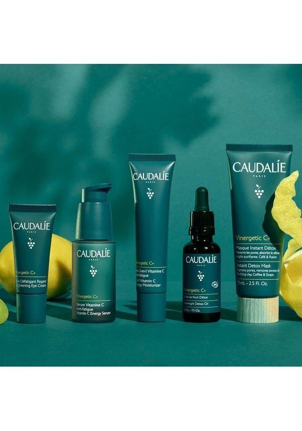 Caudalie Vinergetic C+ 3-in-1 Vitamin C Moisturizer - Anti-Aging, Hydrating Face Cream with Hyaluronic Acid & Antioxidants - Glamourous Grace